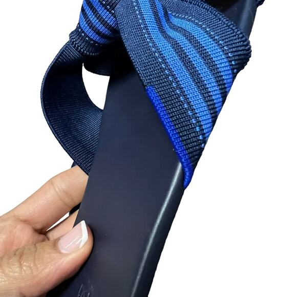 NEW Rothy’s The Knot Cobalt Stripe Sandals Women’s Size 11 - Picture 8 of 8